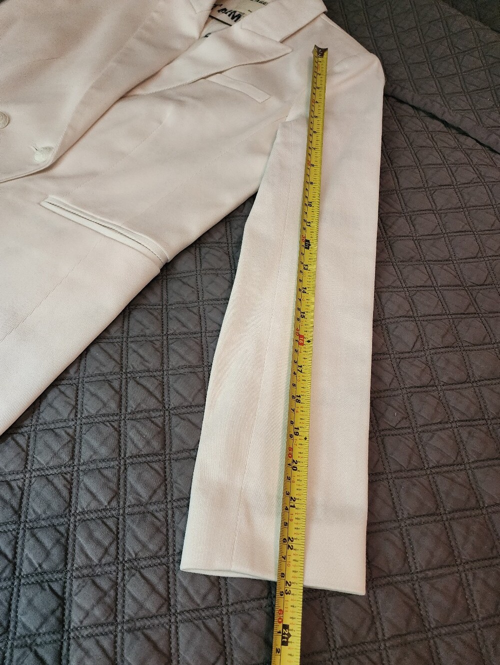 L'AGENCE NWOT COTTON TWILLOVERSIZED FIT BLAZER SIZE 4 - Picture 9 of 16